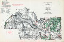 Charlevoix County, Michigan State Atlas 1955